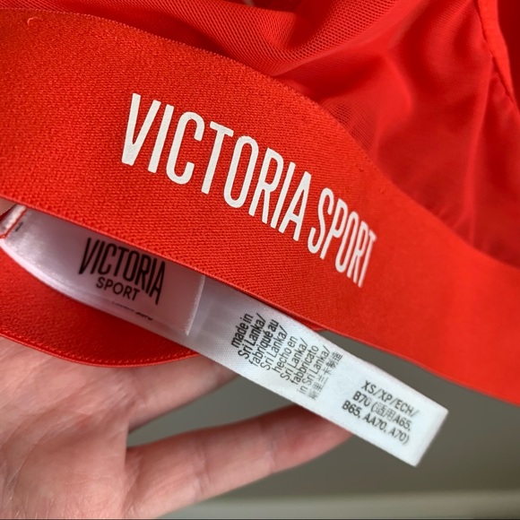 Victoria’s Secret Sports Bra Red Mesh - Picture 5 of 5